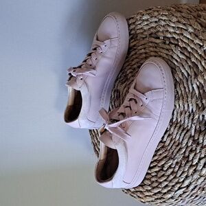 KOIO Capri Womens Fiore Pink‎ Italian Leather Lace-Up Low Sneakers EU39/US8.5